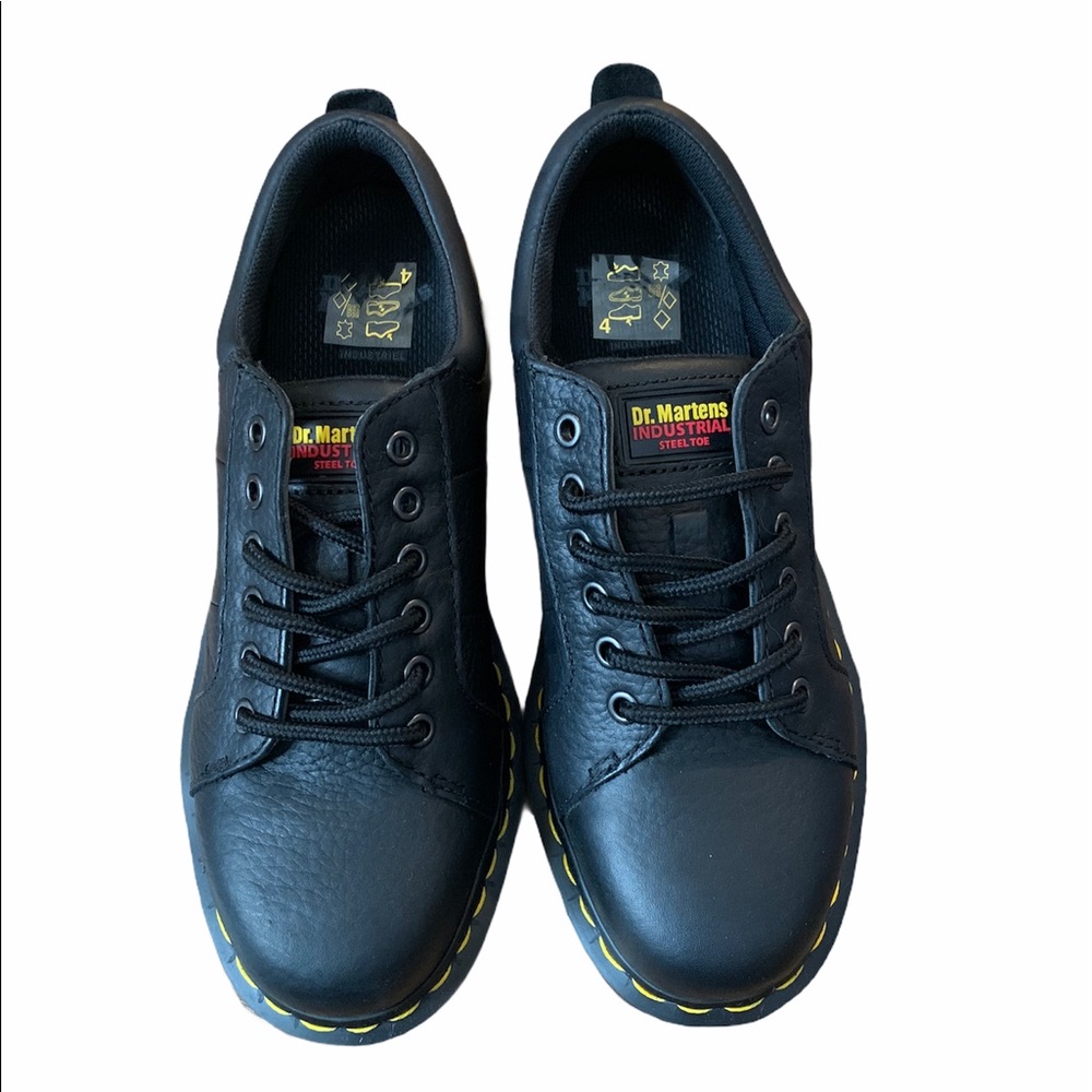 Dr. Martens Steel Toed Shoes Size 8